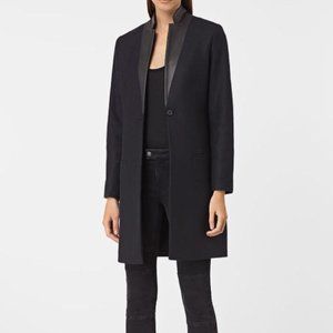 AllSaints || Leni Long Sleeve Tailored Wool Coat